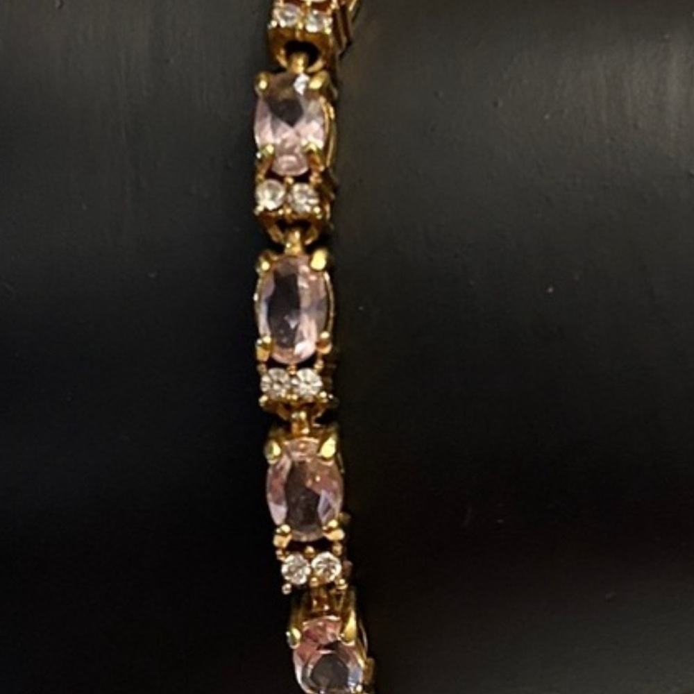 Pink Gemstone Bracelet